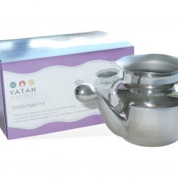 Yatan stainless steel neti pot with packaging